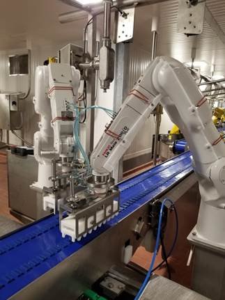 Robotic Washdown in Food-Handling Environments